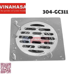 Ga thoát sàn inox304 Vinahasa 304-GC311