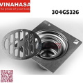 Ga thoát sàn inox304 Vinahasa 304GS326