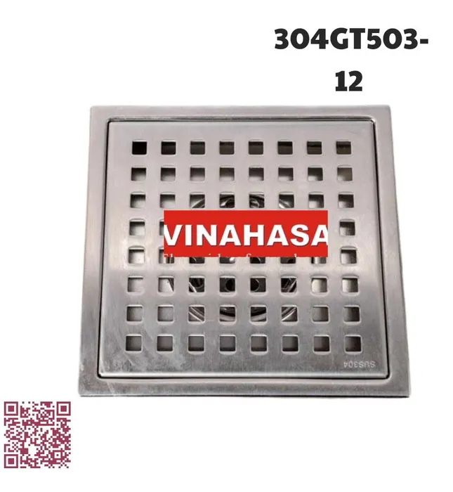 Ga thoát sàn inox304 Vinahasa 304GT503-12
