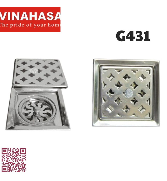 Ga thoát sàn inox201 Vinahasa G431