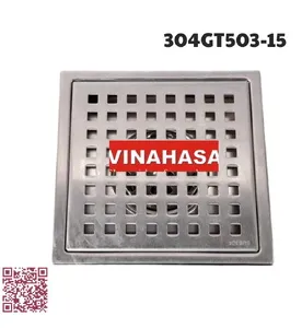 Ga thoát sàn inox304 Vinahasa 304GT503-15
