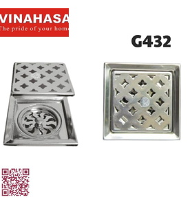 Ga thoát sàn inox201 Vinahasa G432