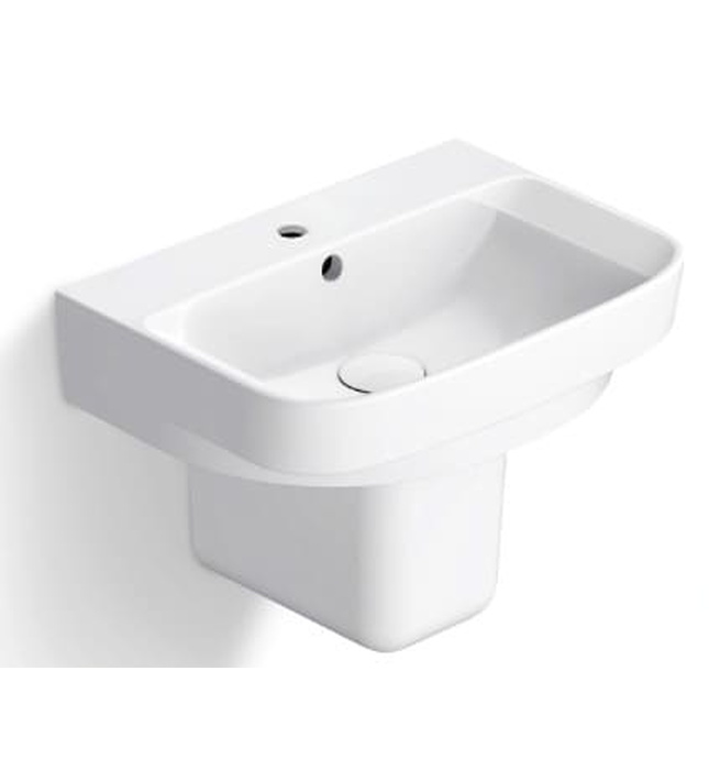 Chậu rửa mặt chân lửng Viglacera V59