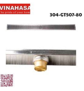 Ga thoát sàn inox304 Vinahasa 304-GT507-80   