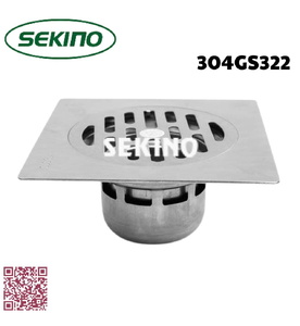 Ga thoát sàn inox304 Sekino 304GS322