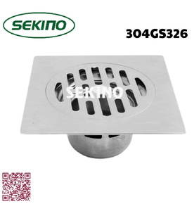 Ga thoát sàn inox304 Sekino 304GS326