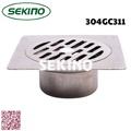 Ga thoát sàn inox304 Sekino 304GC311