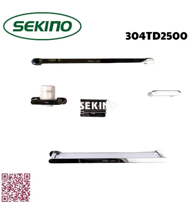 Bộ phụ kiện phòng tắm inox 5 món Sekino 304TD2500