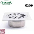 Ga thoát sàn inox430 Sekino G209