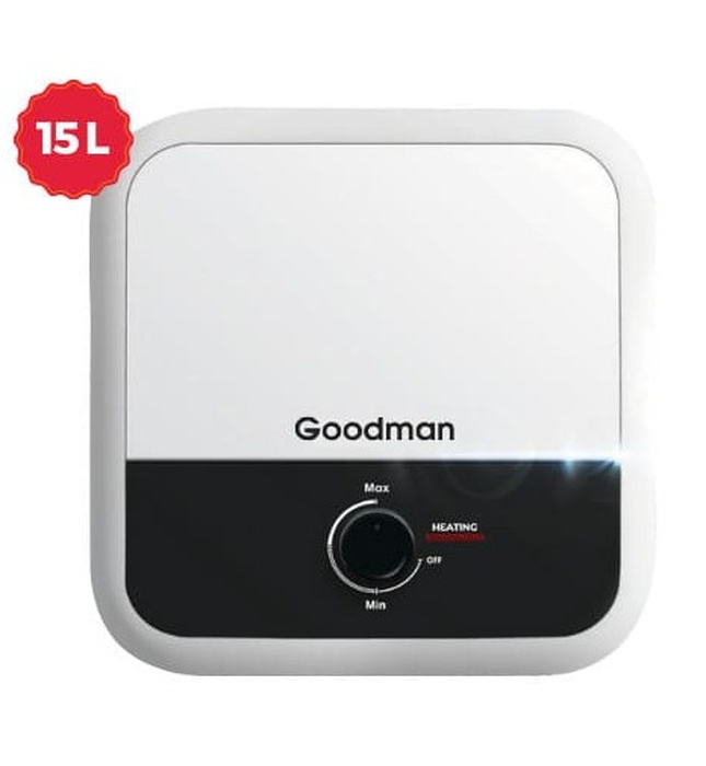 Bình nóng lạnh gián tiếp vuông 15 lít Goodman GV15