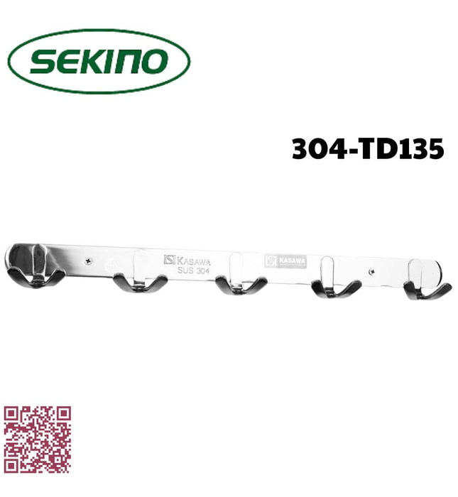 Móc áo 5 vấu Sekino 304-TD135