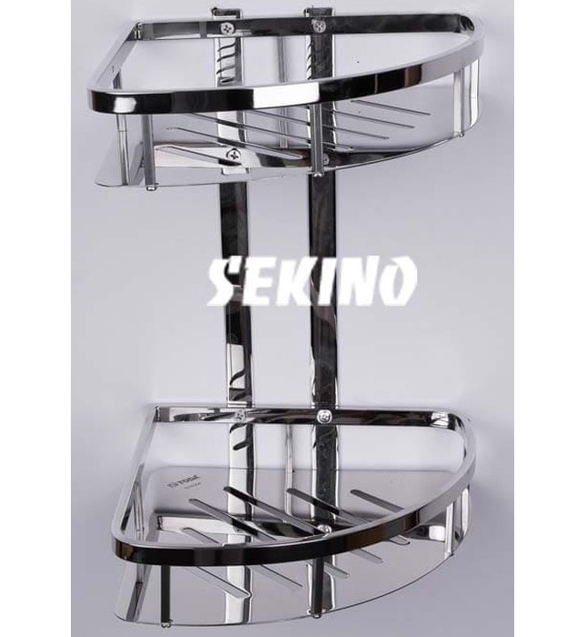 Kệ góc để đồ 2 tầng Sekino 304KG28