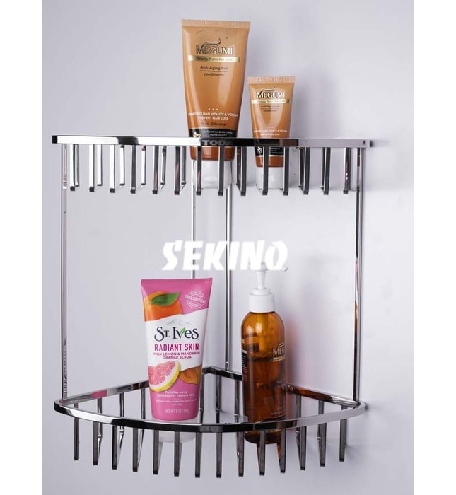 Kệ góc để đồ 2 tầng Sekino 304KL26