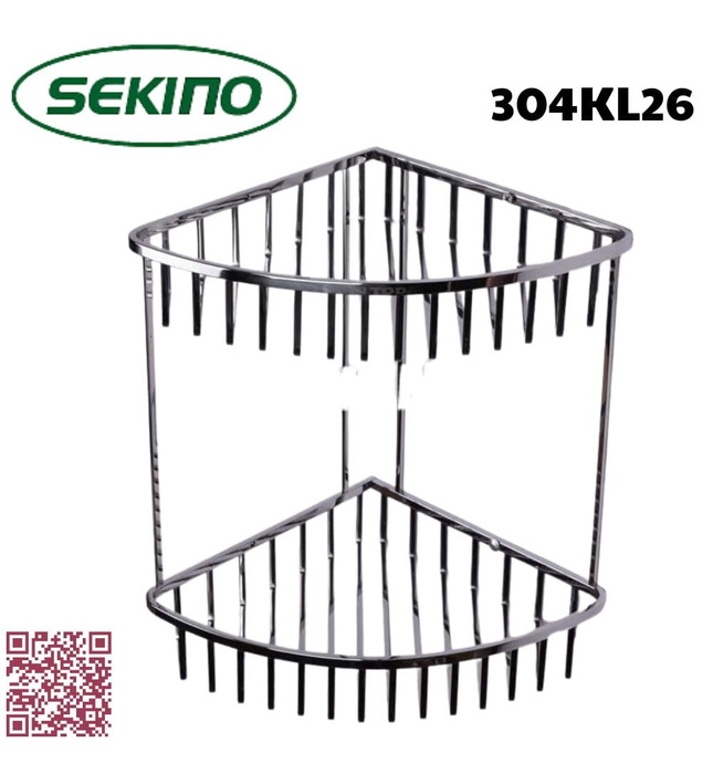 Kệ góc để đồ 2 tầng Sekino 304KL26