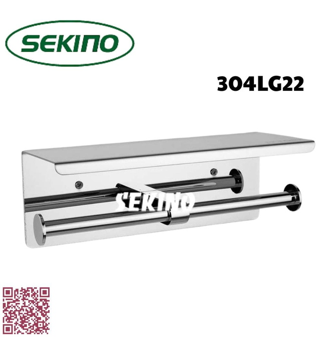Móc giấy đôi inox304 Sekino 304LG22