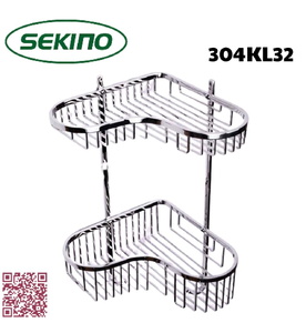 Kệ góc để đồ 2 tầng Sekino 304KL32