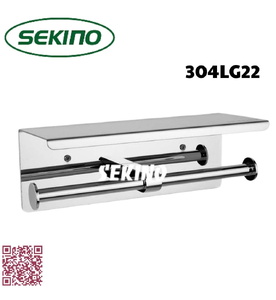 Móc giấy đôi inox304 Sekino 304LG22
