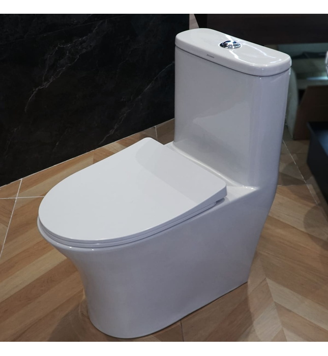 Bồn cầu 1 khối nắp rơi êm Atmor AT1692