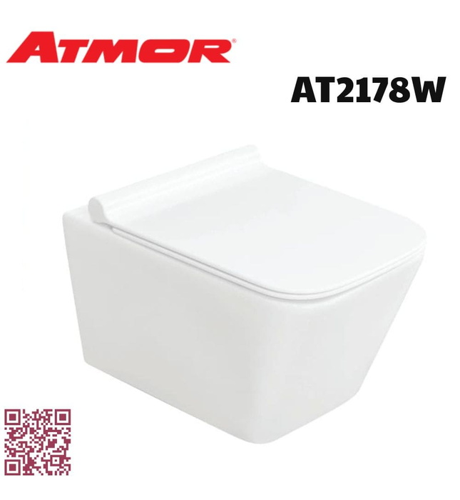Bồn cầu treo tường Atmor AT2178W 