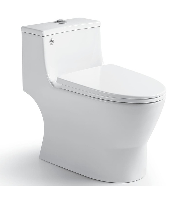 Bồn cầu 1 khối nắp rơi êm Atmor AT8867