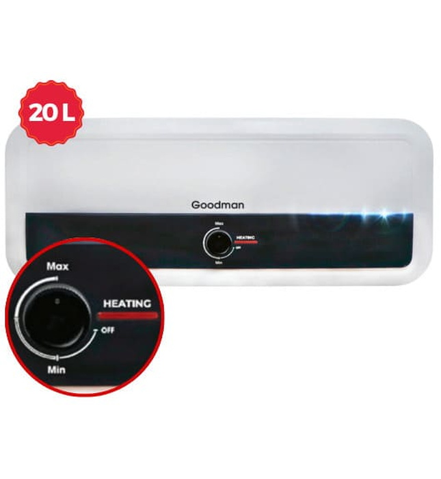 Bình nóng lạnh gián tiếp ngang 20 lít Goodman GN20