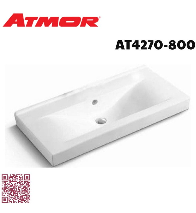Chậu lavabo dương vành ATMOR AT4270-800