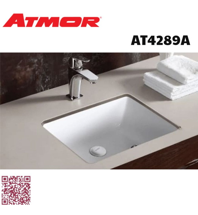 Chậu lavabo âm bàn ATMOR AT4289A