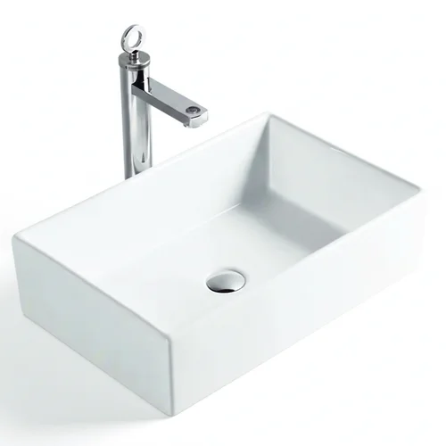 Chậu lavabo dương bàn hình chữ nhật ATMOR AT1050