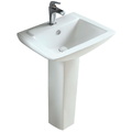 Chậu lavabo treo tường chân dài ATMOR AT3032 