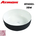 Chậu lavabo đặt bàn ATMOR AT4003-2BW