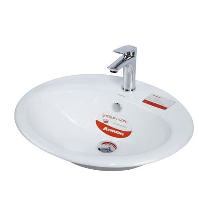 Chậu lavabo dương vành ATMOR AT-T808