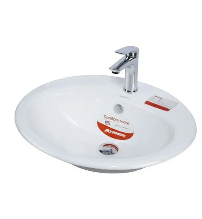 Chậu lavabo dương vành ATMOR AT-T808