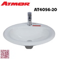 Chậu lavabo dương vành ATMOR AT4056-20