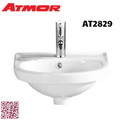 Chậu lavabo treo tường không chân ATMOR AT2829