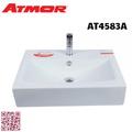 Chậu lavabo treo tường không chân ATMOR AT4583A
