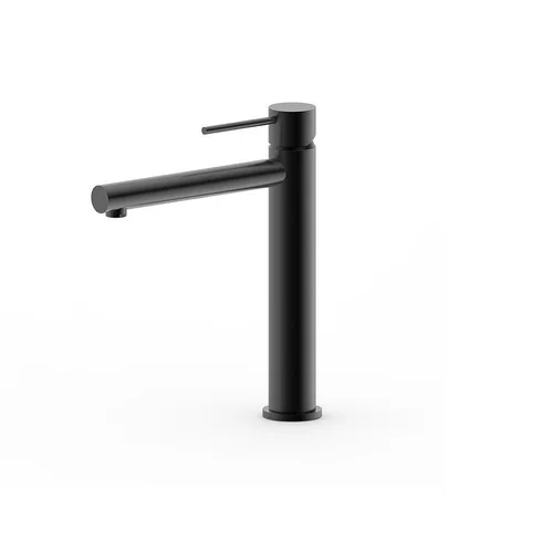 Vòi lavabo lạnh màu đen thân cao màu đen ATMOR AT110099SH