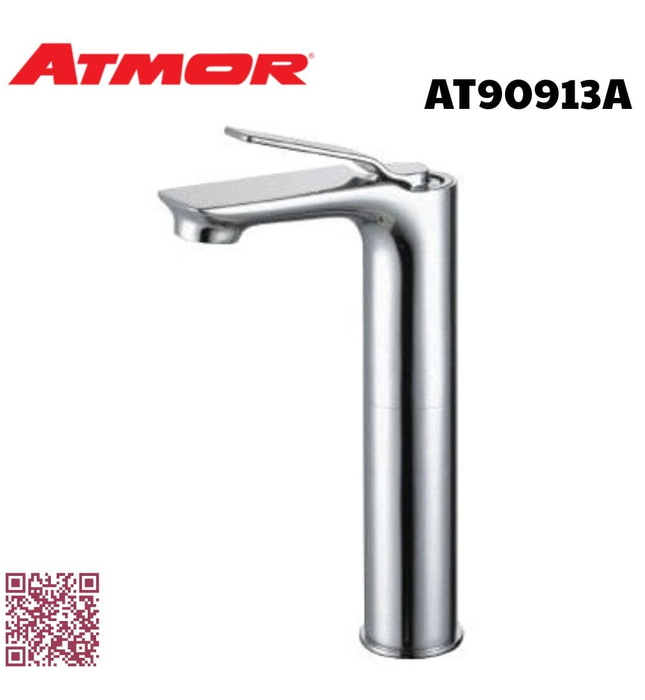 Vòi chậu nóng lạnh thân cao ATMOR AT90913A
