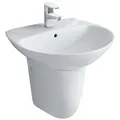 Chậu rửa mặt treo tường Chân lửng Inax L-285V/BW1+L-288VC/BW1