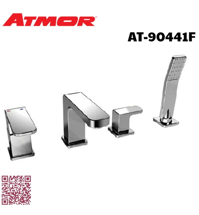 Bộ vòi bồn tắm gắn thành bồn ATMOR AT-90441F