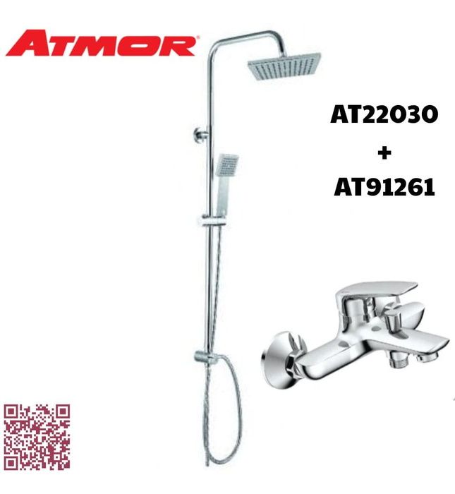 Bộ sen cây đứng nhà tắm ATMOR AT22030+AT91261