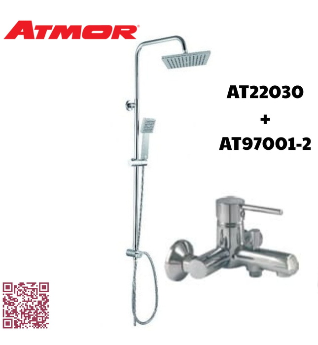 Bộ sen cây đứng nhà tắm ATMOR AT22030+AT97001-2