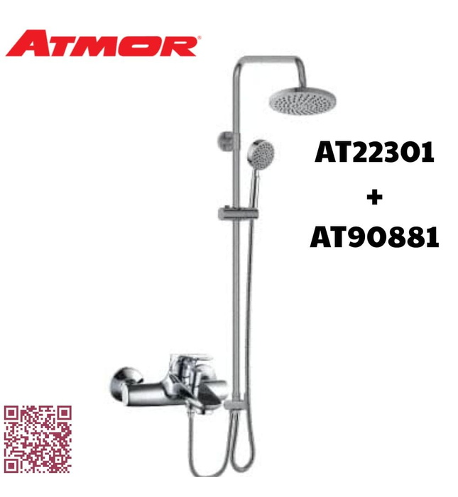 Bộ sen cây đứng nhà tắm ATMOR AT22301+AT90881