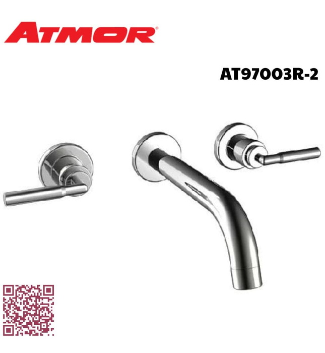 Vòi lavabo nóng lạnh âm tường ATMOR AT97003R-2