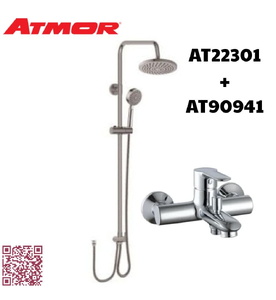 Bộ sen cây đứng nhà tắm ATMOR AT22301+AT90941