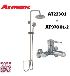 Bộ sen cây đứng nhà tắm ATMOR AT22301+AT97001-2