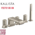Vòi xả bồn tắm 5 lỗ màu nickel Kallista P32712-00-BN