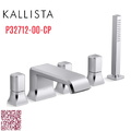 Vòi xả bồn tắm 5 lỗ màu chrome Kallista P32712-00-CP