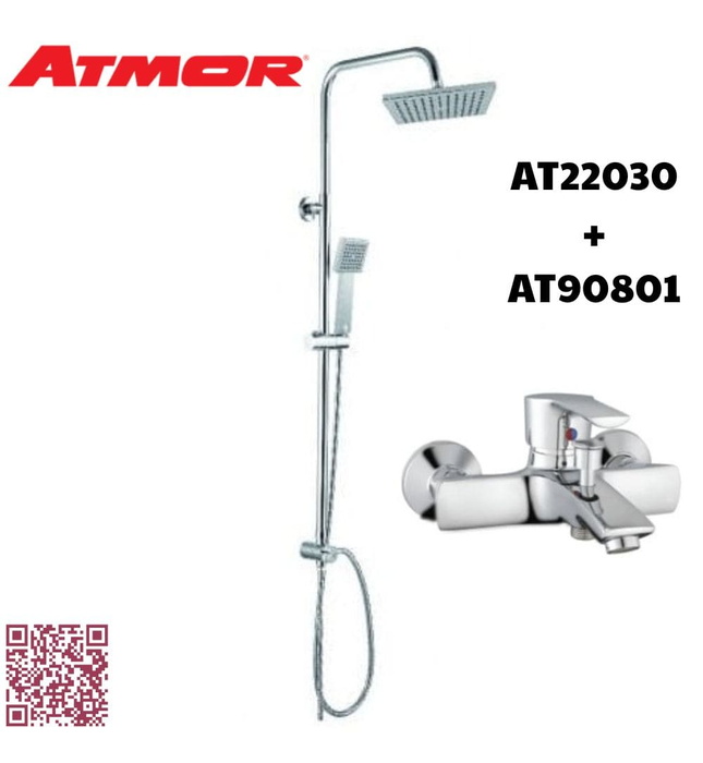 Bộ sen cây đứng nhà tắm ATMOR AT22030+AT90801
