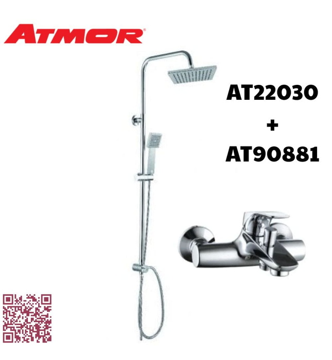 Bộ sen cây đứng nhà tắm ATMOR AT22030+AT90881