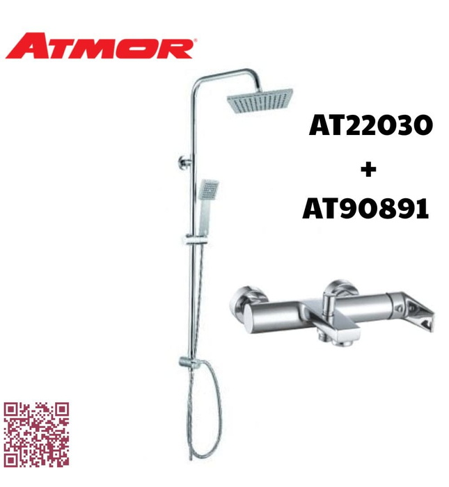 Bộ sen cây đứng nhà tắm ATMOR AT22030+AT90891 